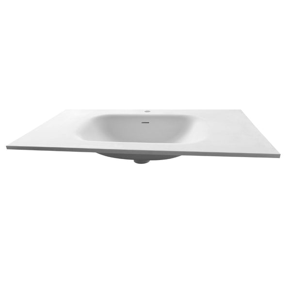 English Elm Stone Resin Vessel Basin Sink Sculptural Countertop Design for Modern Bathrooms T3785P355783
