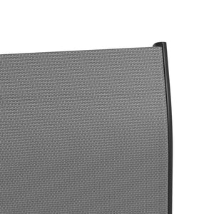 English Elm Outsunny Outdoor 360° Swivel Bar Stools, Set Of 2 With Armrests, Durable Steel Frame For Patios, Gray W2225P174470-GIGA