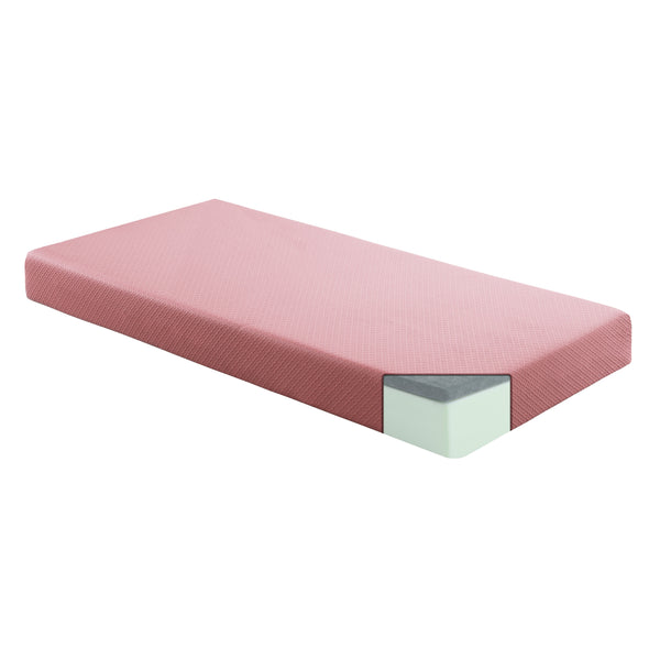 English Elm 7inch Gel-Infused Charcoal Memory Foam Twin Mattress and Pillow Set — Breathable Cover, Supportive Comfort for All Night Rest Pink 12.75 L x 12.75 W x 40.25 H B011P213350