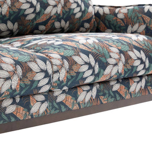 English Elm Modern Chenille Loveseat with Pocket Spring Cushions and Rubberwood Legs for Living Room Green N763P347228F