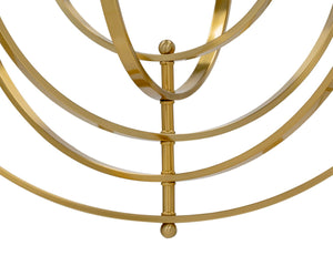 Sunpan MIA Pendant Light - Modern Sculptural Fixture in Warm Brass Finish for Stunning Home Decor Elegance 106787