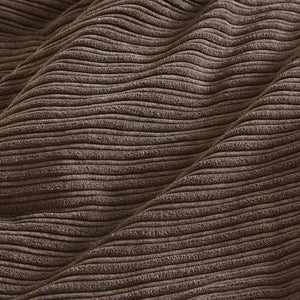 English Elm 7 Piece Micro Corduroy Comforter Set - Cozy Lodge-Inspired Design For California King Beds, Brown B035P266666