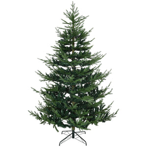 English Elm Homcom 7.5 Foot Artificial Christmas Tree - Lifelike Pine With 1218 Branches & Easy Auto Open Design W2225P229252