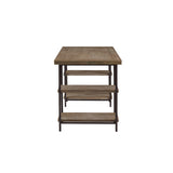 Madison Park Cirque Industrial Desk FPF17-0188 Grey