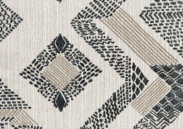 English Elm Modern Elegance Comfort Sofa Set - 3-Piece Cream Chenille Living Room Furniture With Pillows B011S01508