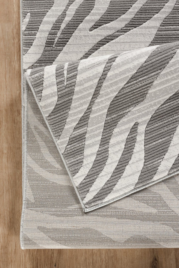 English Elm Geometrix Modern Gray Area Rug - 2'7" X 9'10" Soft, Stain-Resistant, Kid & Pet-Friendly Design B186P316830