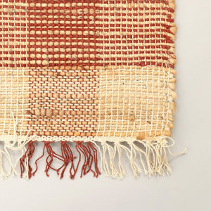 English Elm Area Rug, Handwoven Jute & Cotton, Durable Dark Brown Plaid, Eco-Friendly, 8X10 Ft For Any Room B346P321268