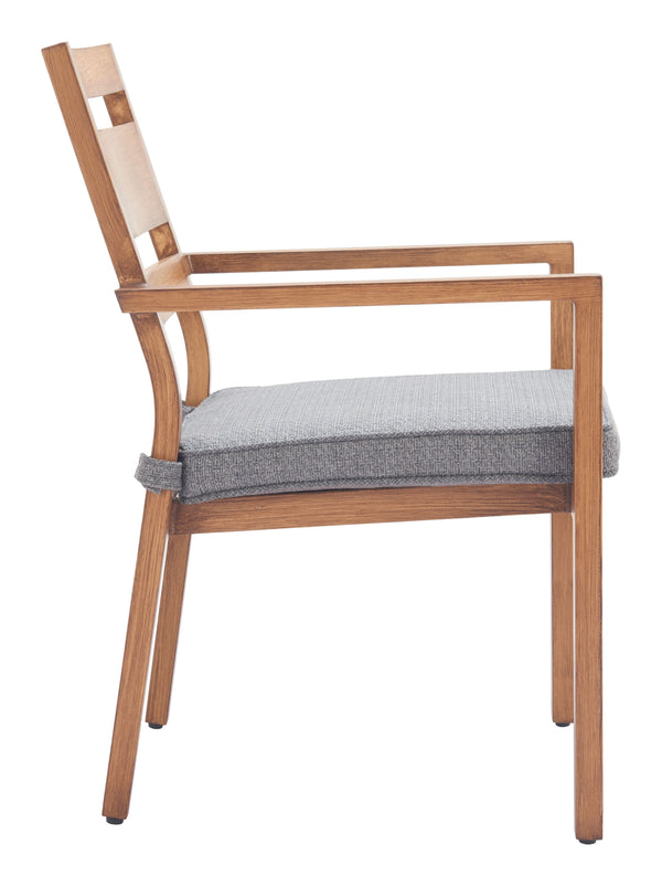 Zuo Modern Rader Dining Chair Set Of 2 - Stylish Natural Design With Comfortable Olefin Fabric & Aluminum Frame Natural 100% Olefin,Aluminum 704059-zuo-modern