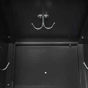 English Elm 6 Door 72"H Metal Lockers with Individual Locks for Home Gym Office School Garage – Durable Steel Storage T2398P282146