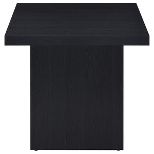 English Elm Caroline Matte Black 3 Piece Coffee and End Table Set for Modern Living Rooms B062S01597