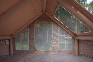 English Elm 9.8x13ft Inflatable Glamping Tent Oxford Fabric 4 Season Waterproof Family Cabin W640P244846
