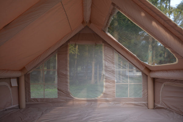 English Elm 9.8x13ft Inflatable Glamping Tent Oxford Fabric 4 Season Waterproof Family Cabin W640P244846