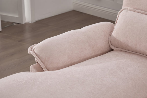 English Elm United We Win U-Shaped Modular Cloud Couch, 110" Chenille Sectional With Memory Foam & Storage W1568S00236-GIGA