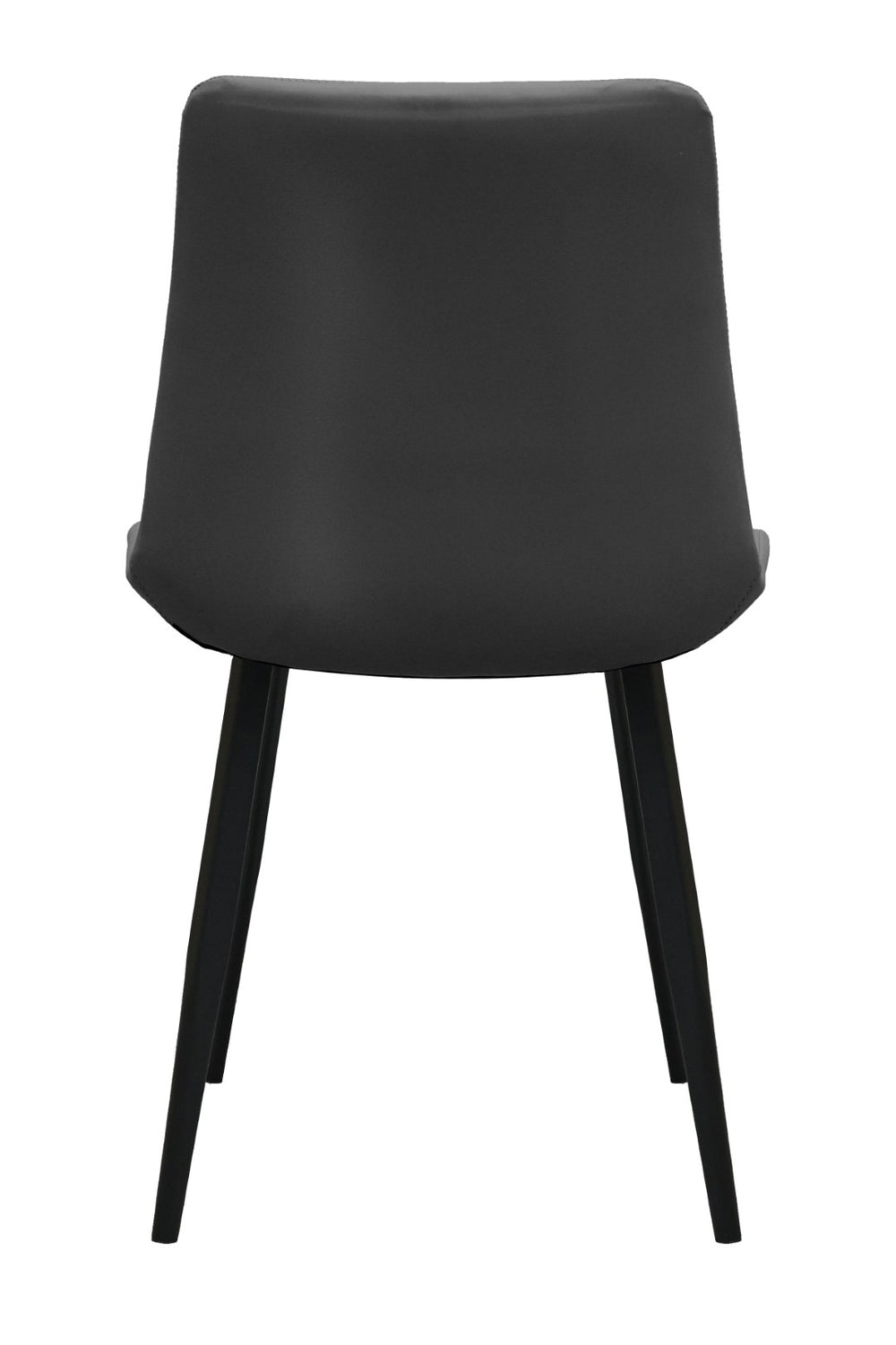 English Elm Beige Cotton Linen Armless Dining Chairs with Oak Legs Ergonomic Set of 2 Black W5815P476447