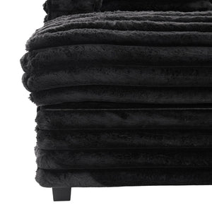 English Elm Oversized Double Chaise Lounge Sofa - Cloud Couch With Usb Ports, Cup Holders & Plush Pillows For Comfort N719S002110B-GIGA