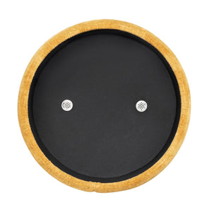 Crestview Collection Modern Storage Ottoman - Stylish Chenille Furniture For Living Room, Bedroom & Entryway Organization Yellow Mdf Evfzr3996spc