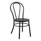 OSP Home Furnishings Odessa Metal Bistro Chair - Set of 2 Matte Black