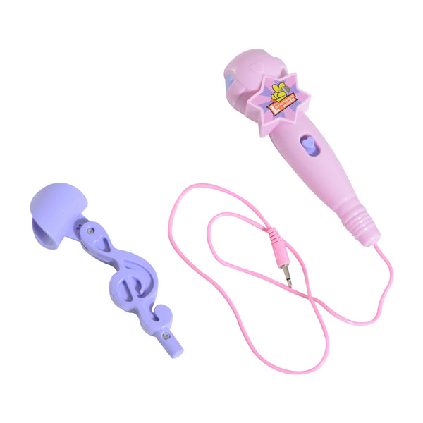 English Elm Qaba 37-Key Kids Piano Toy with Mic, Stool, LED Learn Mode, 22 Songs, MP3/USB, Record/Playback W2225P249793