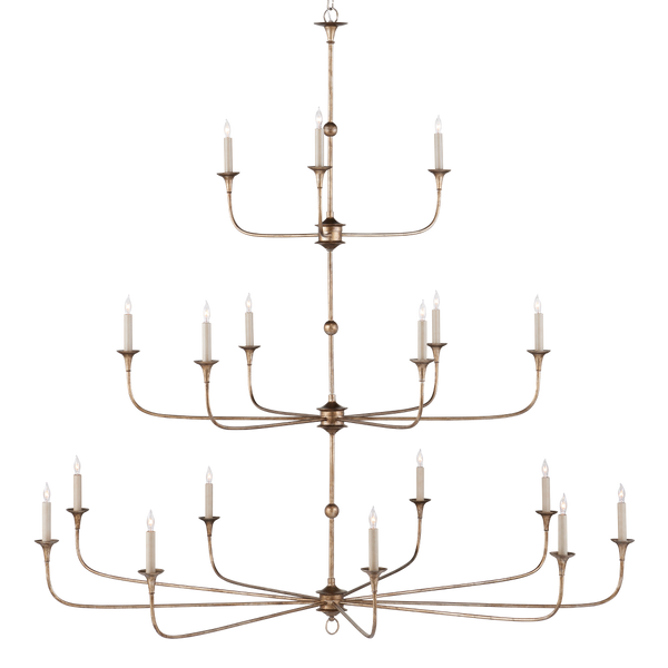 Nottaway Bronze Grande Chandelier - Elegant Pyrite Finish, Adjustable Height for Traditional Spaces