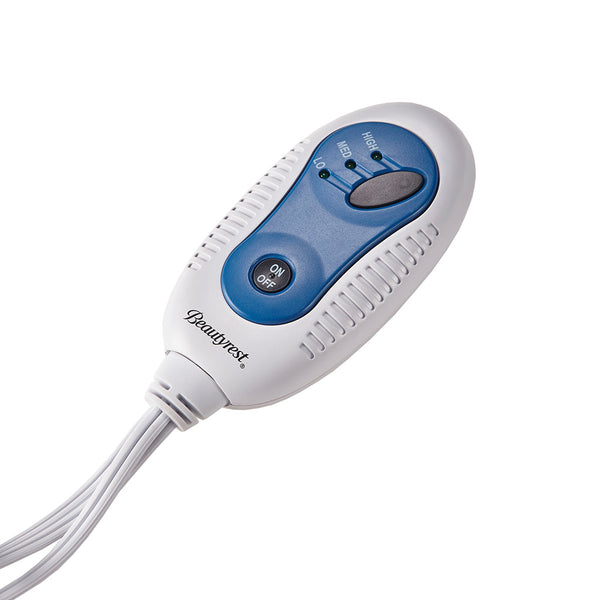 JLA Home Beautyrest - Oversized Faux Fur Heated Throw Blanket with Secure Comfort Tech, Low EMF, OEKO-TEX, 5-Year Warranty BR54-4182