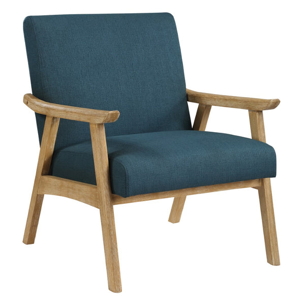 OSP Home Furnishings Weldon Chair Klein Azure