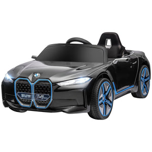 English Elm Aosom Licensed Bmw I4 12v Kids Ride on Car with Remote Suspension and Realistic Dash W2225P200668