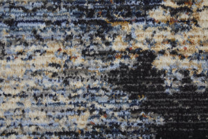 Feizy Rugs Sonora Abstract Watercolor Rug – Durable, Stain-resistant, And Stylish For Modern Homes And Families Tan,Blue,Gray Polypropylene,Polyester,Viscose Snr39nwfivyblug01