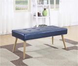 OSP Home Furnishings Amity Bench Sizzle Azure