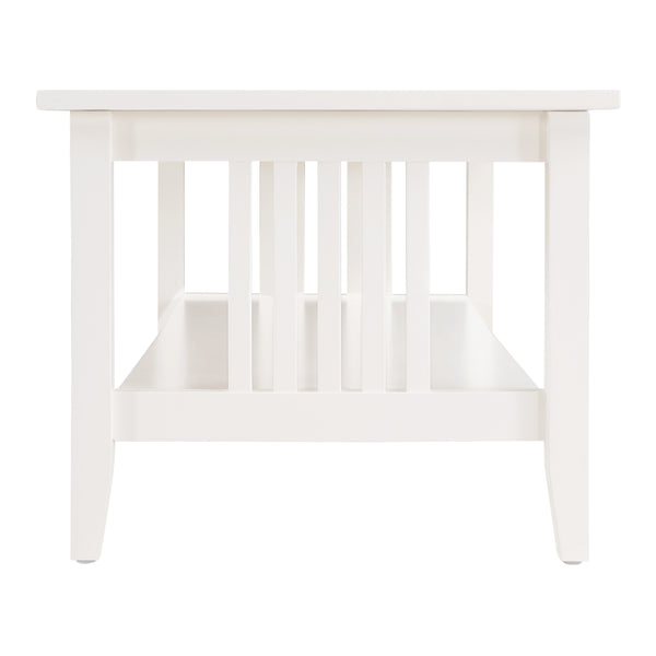 OSP Home Furnishings Sierra Coffee Table White Finish