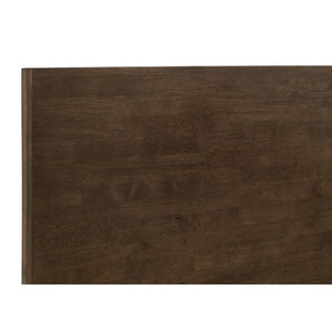 English Elm Hemlock Architectural Platform Bed Warm Wood Grain Headboard for Master Suite B062S01534