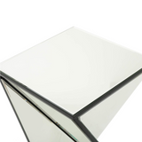 Christopher Knight Home® - Noble House - Amiel Geometrical Mirrored Side Table