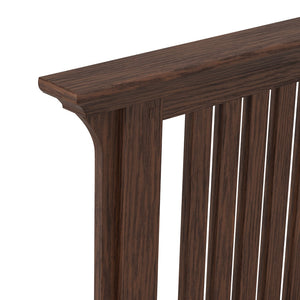 OSP Home Furnishings Modern Mission Queen Headboard Vintage Oak
