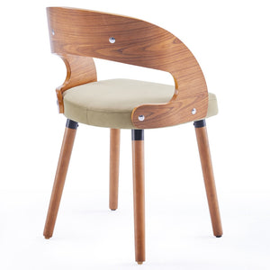 English Elm Swivel Counter Stools Set of 2 Rattan Back Pu Seat Mid Century Wood Frame Kitchen T3623P433556