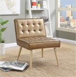 OSP Home Furnishings Amity Tufted Accent Chair Sizzle Copper