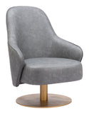 Withby Accent Chair Gray 110107 Zuo Modern