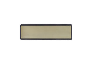 English Elm Console Table with Elm Veneer and Metal Frame, Latte Finish, Modern Soft Lines and Open Storage Shelves Black 64 L x 22 W x 12 H B2699P238781