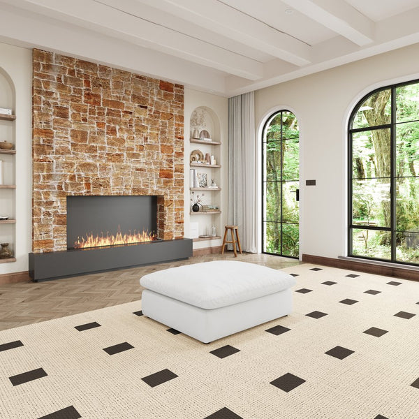 English Elm Cloud Modular U-Shaped Sectional Sofa With 2 Storage Ottomans – Luxurious Comfort For Living Spaces W2824S00013