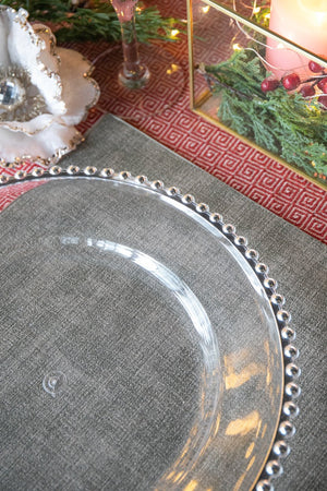 English Elm 8 Pack Plastic Charger Plates - D13" Stylish, Durable, And Reusable For Elegant Table Settings & Events W2078P285449