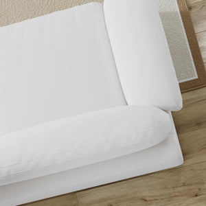 English Elm Cloud Modular Sectional Sofa - Plush Down-Filled Comfort, Washable Chenille Cover, Storage, Modern Style T3966S00002