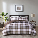 Madison Park Essentials Parkston Lodge/Cabin 3M Scotchgard Down Alternative All Season Comforter Set MPE10-950 Brown