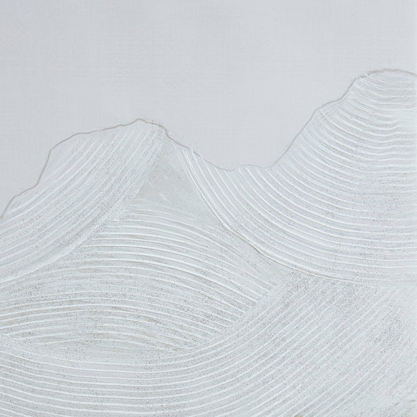 JLA Home INK+IVY - Hand Hand-Embellished Abstract 2-Piece Framed Canvas Set — Natural Wood-Tone Frames, Subtle Boho Texture (16x20 each) II95C-0150