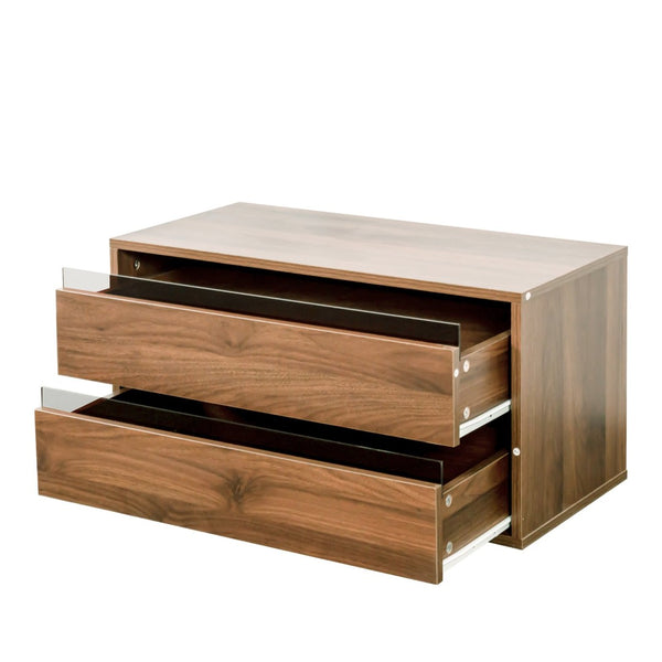 English Elm Stackable Modern Storage Cabinet – Versatile Mounted Solution With Drawers & Display Shelf For Any Room W331P289154-GIGA