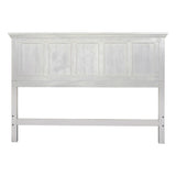 OSP Home Furnishings Farmhouse Basics King Bed Headboard Rustic White