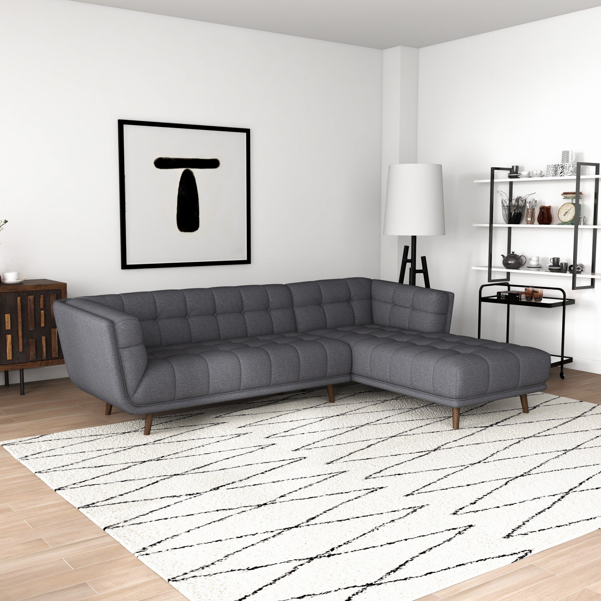 English Elm Addison Sectional Sofa