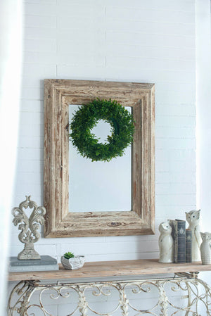English Elm S/2 Greenery Wreaths for Home and Wedding Doorway Decor, 18" Artificial Leaf Rings, Set of 2 Cozy, Vibrant Accents W2078P343669