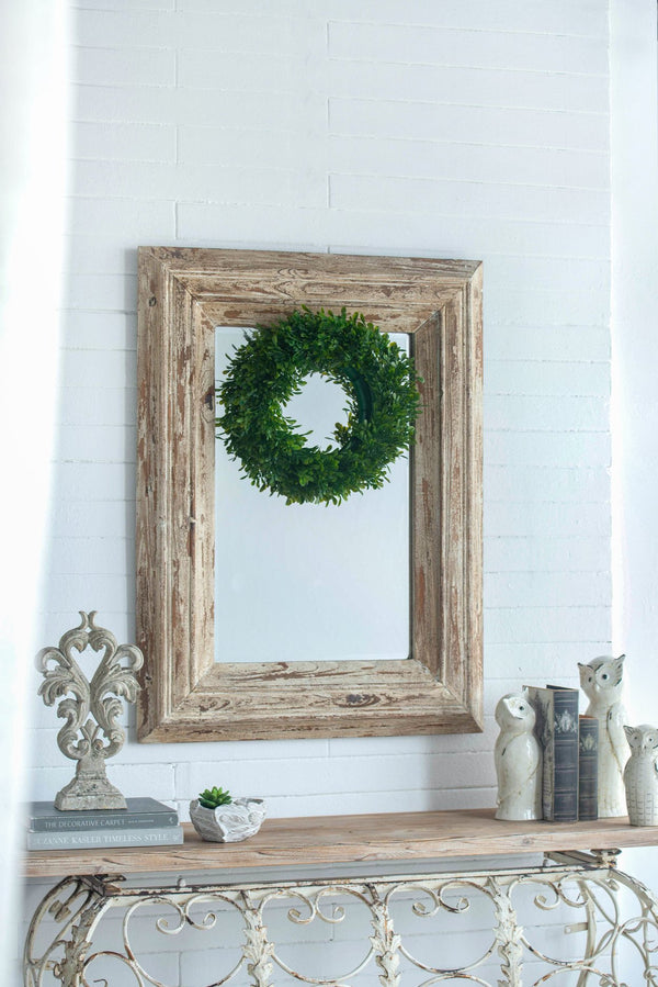 English Elm S/2 Greenery Wreaths for Home and Wedding Doorway Decor, 18" Artificial Leaf Rings, Set of 2 Cozy, Vibrant Accents W2078P343669