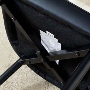 English Elm Modern Two-Tone Pu Dining Chairs Set - Elegant White & Black Upholstery With Gold Accents W1151P217983