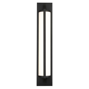 English Elm 24-inches Integrated Led Vanity Bar Light with Selectable Dimmer for Modern Bathrooms Black B370P444048