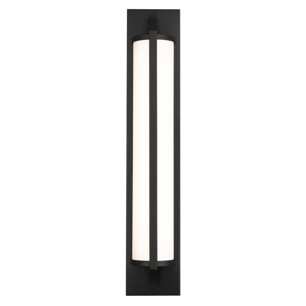 English Elm 24-inches Integrated Led Vanity Bar Light with Selectable Dimmer for Modern Bathrooms Black B370P444048