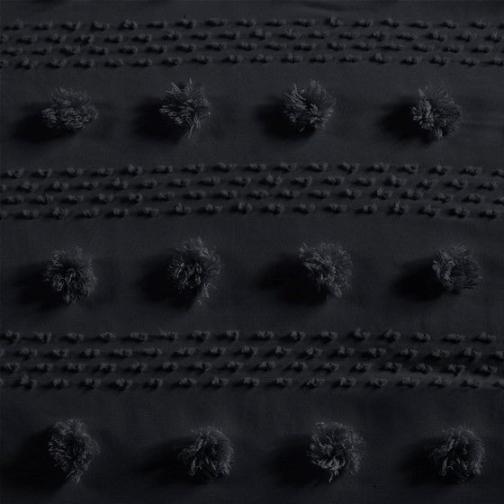 English Elm King/Cal jacquard comforter set with antimicrobial brushed microfiber reverse, bar-tack stitching, cozy luxury Black 11.81 L x 9.84 W x 4.33 H B035P203263